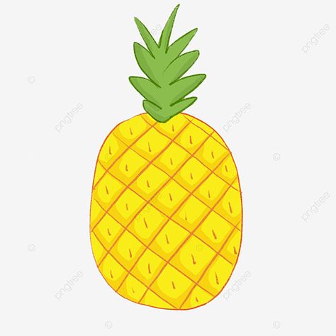 Pineapple Cartoon, Pineapple Backgrounds, Pineapple Pictures, Pineapple Clipart, Cartoon Pineapple, Vegetable Cartoon, Pineapple Planting, Hand Clipart, Fruit Clipart