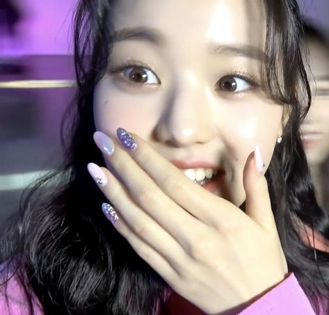 Wonyoung Nails, Kpop Idols Nails, Kpop Idol Nails, Celeb Nails, Pop Nails, K Pop Nails, Idol Nails, Kpop Nails, Wonyoung Lq