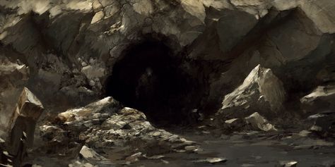 Cave by ChrisCold.deviantart.com on @DeviantArt Cave Entrance, Dark Cave, Underwater Caves, She Wolf, New Fantasy, Fantasy Places, Jrr Tolkien, Fantasy Concept Art, Arte Fantasy