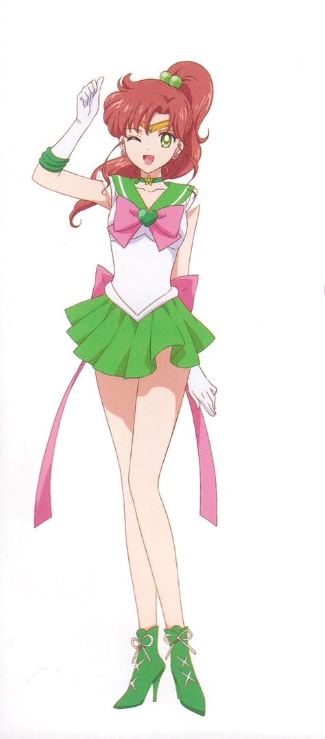 Super Sailor Jupiter, Sailor Jupiter Makeup, Sailor Jupiter Icon, Sailor Jupiter Inspired Outfits, Sailor Jupiter Drawing, Sailor Jupiter Outfits, Eternal Sailor Jupiter, Sailor Moon Jupiter, Makoto Kino