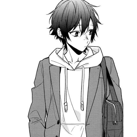 Horimiya Anime, Miyamura Izumi, Izumi Miyamura, Crown Drawing, Hori San, 얼굴 드로잉, Shoujo Manga, Manga Characters, 영감을 주는 캐릭터