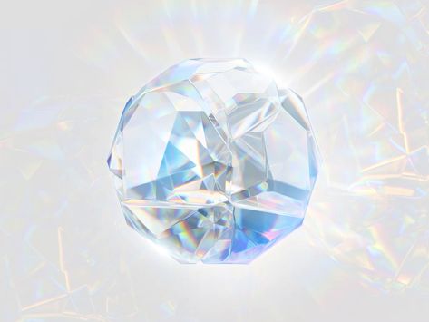 Gleb Kuznetsov, Project Abstract, 3d Poster, Diamond Lighting, Game Ui Design, Light Background Images, Motion Design Animation, Virtual Design, Crystal Prisms