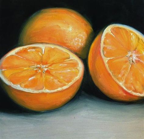 Daily Paintworks - "Oranges II" - Original Fine Art for Sale - © Beth Moreau Painting Orange, Fruits Drawing, Fruit Wall Art, Orange Painting, Pastel Sec, Food Painting, Fruit Painting, Orange Art, A Level Art