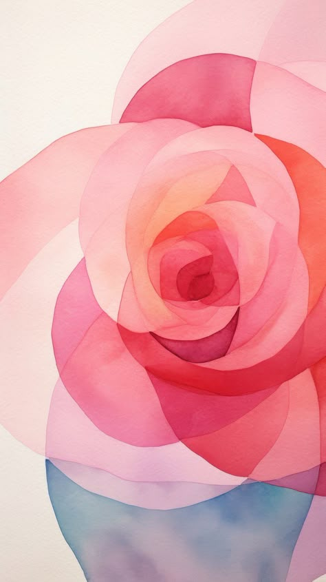 Rose abstract painting petal. | Premium Photo Illustration - rawpixel Rose Abstract Art, Rose Illustration Design, Kurta Inspiration, Rose Abstract Painting, Abstract Pattern Illustration, Roses Abstract, Roses Illustration, Positive Prints, Illustration Rose