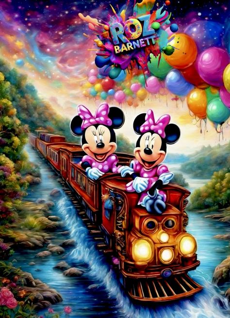 Minnie Mouse Poster, The Three Musketeers Princess Minnie Mouse, Mickey Runaway Railway, Mickey And Minnie's Runaway Railway, Minnie Mouse Stickers, Minnie Mouse Disneyland, Roz Barnett, Mickey Minnie Mouse, Disney Cartoons