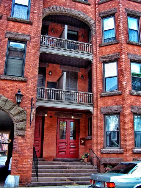 Brick Apartment Building, Brick Apartments, England Cities, Brick Apartment, Hartford Connecticut, Victorian Architecture, Apartment Building, Victorian Era, Connecticut