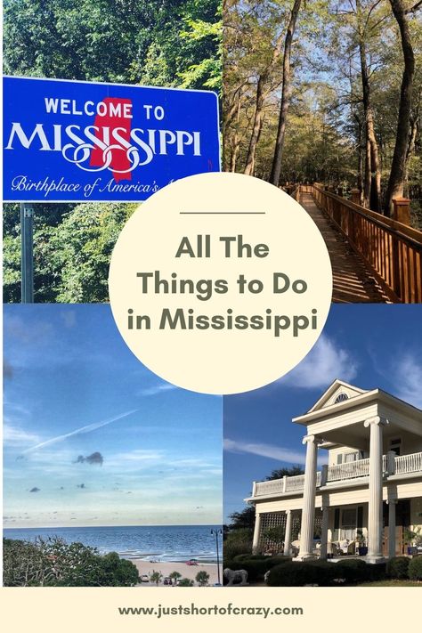 Things To Do In Mississippi - The Ultimate Travel Guide to the Magnolia State - Just Short of Crazy Things To Do In Mississippi, Mississippi Vacation, 50 States Travel, Arkansas Road Trip, Tailgating Food, Southern Road Trips, Mississippi Travel, Southern Usa, Southern Mississippi