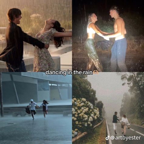 Rain Dancing, Dream Dates, Cute Date Ideas, Physical Touch, My Kind Of Love, Romantic Things, The Perfect Guy, Dancing In The Rain, This Is Love