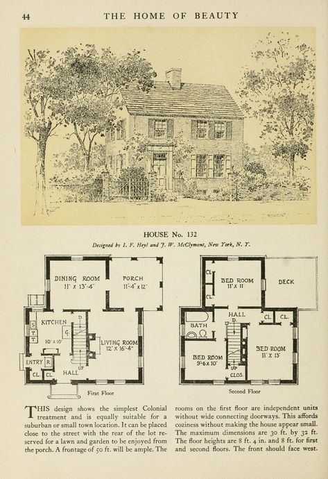 English Cottage Floor Plans, Paper Flooring, Old English Cottage, Medium House, Cottage Flooring, Vintage Floor Plans, Retro House, Vintage Homes, Build Inspiration