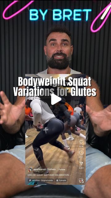 Bret Contreras “The Glute Guy” PhD, CSCS on Instagram: "One study showed that progressively harder bodyweight squat variations (including single leg) grew the glutes just as effectively as progressively heavier barbell squats. 

PMID: 37598268

This guy @nyawolomshini21 has three posts that have gotten over 20 million views! 

He has insane glutes and it looks like he just does bilateral squat pulses, b-stance squats, lunges, and step ups. Obviously he’s got great genetics but the point of this post is to illustrate that you can clearly build glutes with bodyweight movements." The Glute Guy, Prisoner Squats, Different Types Of Squats, Build Glutes, Glute Guy, Squat Pulses, Types Of Squats, Bret Contreras, Step Ups