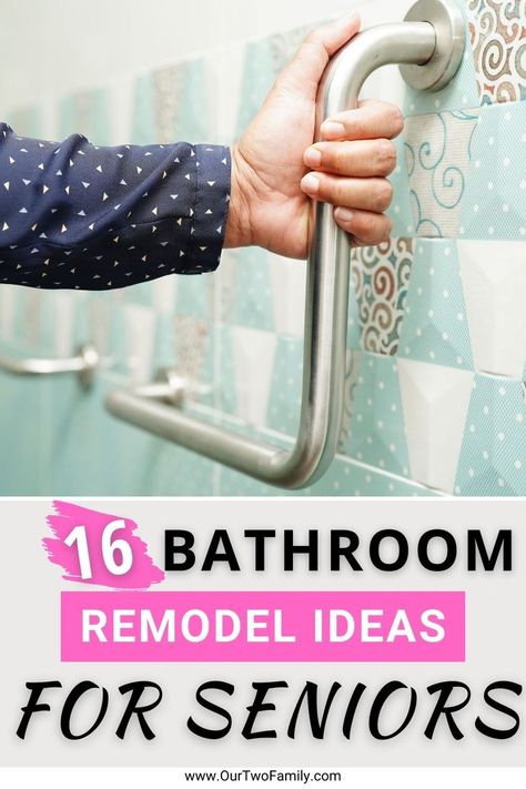 Bathroom Remodel Ideas for Seniors Bathroom For Senior Citizen, Senior Bathroom Remodel, Elderly Shower Design, Elder Bathroom Ideas, Bathroom Ideas For Elderly People, Bathroom Ideas For Seniors, Elderly Shower Ideas, Senior Citizen Bathroom Ideas, Bathroom Remodel For Elderly