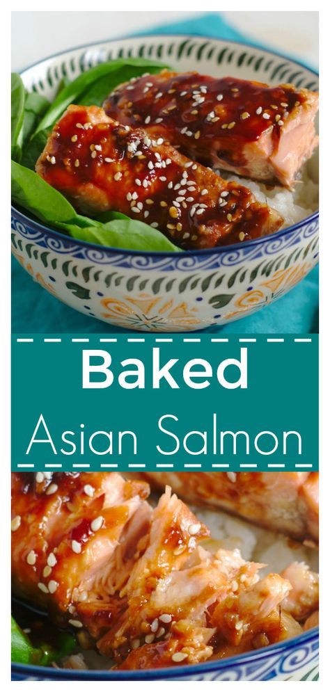 Salmon Recipe Baked, Salmon Asian, Asian Salmon Recipes, Easy Salmon Recipe, Asian Salmon, Salmon Recipes Baked Healthy, Baked Salmon Recipe, Garlic Butter Salmon, Fresh Salmon