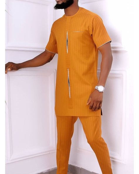 Men Kaftan African Fashion, Kaftan Styles For Men, Senator Styles For Men, Men African Wear, Agbada Design, Senator Styles, African Men Clothing, Men Kaftan, Nigerian Men Fashion