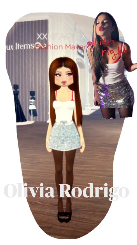 Theme: Favorite singer Olivia Rodrigo Outfit, Theme Dress, Olivia Rodrigo, I Dress, Dress To Impress, Fangirl, Hello Kitty, Dress Outfits