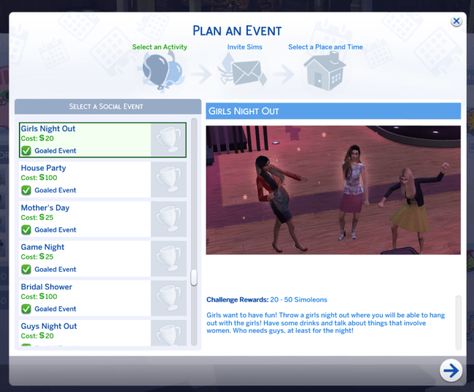 Girls Night Out Event Sims 4 Base Game, Sims 4 Jobs, Sims 4 Cheats, Sims 4 Tsr, Sims 4 Traits, Sims 4 Cas Mods, Play Sims 4, Free Sims 4, Sims 4 Game Mods