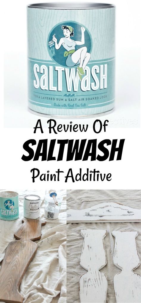 A Review of Saltwash Paint Additive - Beauty For Ashes Saltwash Paint, Salt Wash Paint Furniture, Salt Wash Paint, Farmhouse Design Ideas, Painting Tricks, Farmhouse Style Lighting, Paint Tips, Salt Wash, House Design Ideas