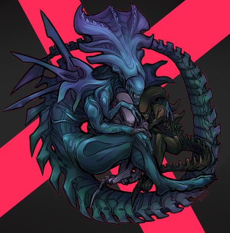 Xenomorph Matching Pfp, Xenomorph Oc, Xenomorph Icon, Xenomorph Pfp, Human Xenomorph, Baby Xenomorph, Xenomorph Art, Xenomorph Fanart, Xenomorph Goddess