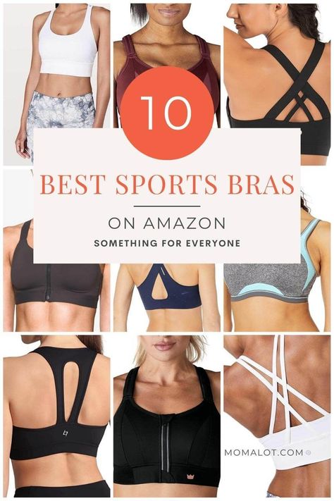 As moms, we need the best sports bras to provide support during workouts. But we also need comfortable bras that can be worn all day long. Here are our top picks for the best sports bras on Amazon - chosen by real moms! . . #sportsbra #sportswear #activewear Nursing Sports Bra, Sports Bra Design, Running Sports Bra, Best Sports Bras, Underwire Sports Bras, Supportive Sports Bras, Best Bras, Real Moms, High Impact Sports Bra