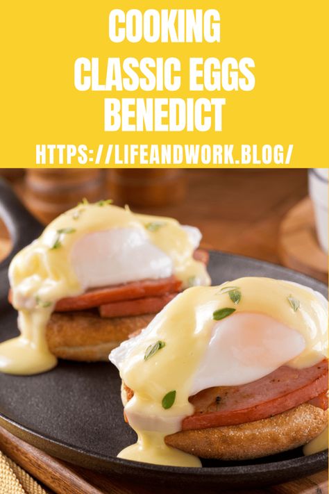 Classic Eggs Benedict Boiled Bacon, Eggs Benedict Recipe, Perfect Eggs, Canadian Bacon, Brunch Dishes, Signature Dishes, Classic Dishes, Fresh Eggs, Basic Recipes