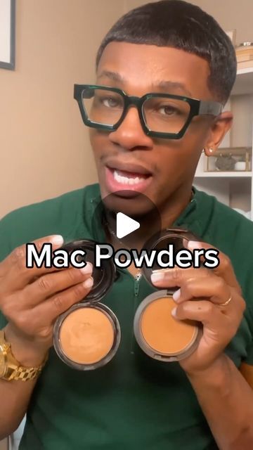 Michael Harris on Instagram: "Let’s talk about my two favorite @maccosmetics powders ! #macmineralizeskinfinish #macstudiofixpowder #foundation #macmakeup #powderfoundation" Powder Foundation How To Apply, Mac Makeup Aesthetic, Mac Cream To Powder Foundation, Mac Mineralize Skin Finish, Mac Cosmetics Powder, Mac Powder Foundation, Mac Compact Powder, Cream To Powder Foundation, Fix Makeup