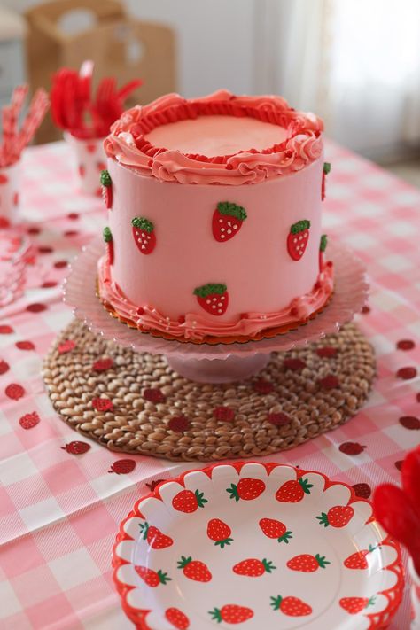 Clay's Strawberry Themed 3rd Birthday Party - Abby Saylor Armbruster Your Wish Is My Command, Baby First Birthday Themes, Strawberry Shortcake Birthday, Choose Her, My First Baby, Baby Birthday Themes, 3rd Birthday Party, 1st Birthday Party Themes