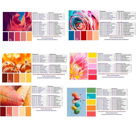 Prismacolor Hair Color Combinations, Prismacolor Color Palettes, Polychromos Color Combinations, Prismacolor Palette, Prismacolor Combinations, Color Vocabulary, Color Cube, Colored Pencil Art Projects, Abstract Art Paintings Acrylics