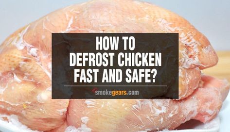 How To Dethaw Frozen Chicken Fast, How To Thaw Chicken Quickly, How To Defrost Chicken Quickly, Defrost Chicken Quickly, How To Defrost Chicken, Defrost Chicken, Chicken Quarters, Grilling Tips, Raw Chicken