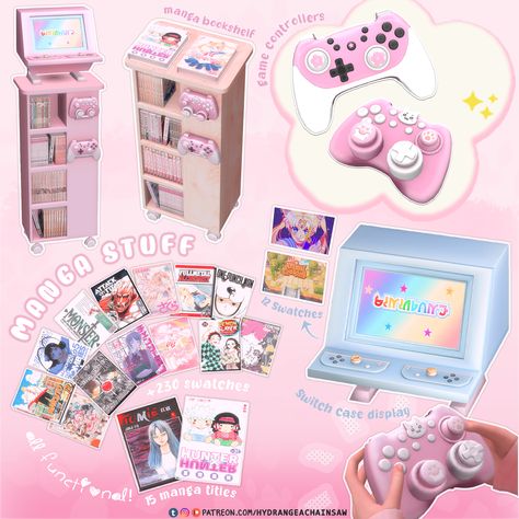 Sims 4 Pink Kawaii Cc, Sims4 Cc Kawaii Furniture, Ts4 Cute Furniture, Ts4 Cc Pink Furniture, Sims 4 Pink Aesthetic, The Sims 1 Aesthetic, Sims 4 Cc Nerd Clutter, Squishmallow Sims 4 Cc, Sims 4 Cutesy Cc