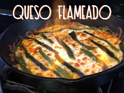 Queso Flameado Recipe, Flameado Recipe, Queso Flameado, Appetizers Slow Cooker, Salsa Nachos, Mexican Dips, Chips Salsa, Queso Dip Recipes, Slow Cooker Soups