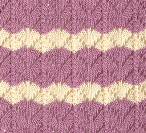 Knit Ripple Stitch, Ripple Knitting Pattern, Knitted Ripple Afghan Free Pattern, Ripple Afghan, Ripple Stitch, Knit Crochet Patterns, Knit Stitches, Knitted Slippers, Crochet Embroidery