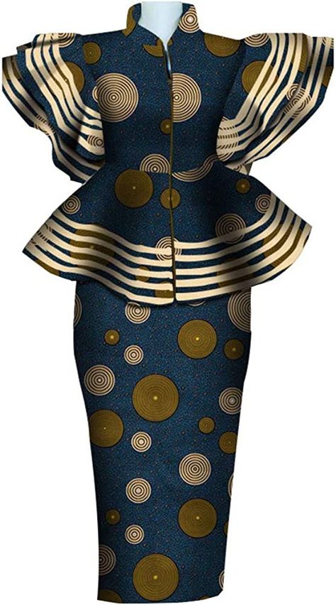 Women African Dresses, Senator Styles, Fancy Gown, Maxi Design, African Fabric Dress, Long African Dresses, Gown Blue, African Print Dress Ankara, Afrikaanse Mode