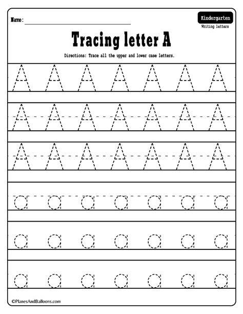 Alphabet tracing worksheets - perfect alphabet activities for learning letters and writing at the same time, FREE printable! #alphabet 3k Worksheets Free Printables, Learning To Write Letters Printables, Alphabet Tracing Worksheets Preschool, Abc Printables Free, Tracing Letters Preschool, Letter Tracing Printables, Alphabet Writing Worksheets, Free Printable Alphabet Worksheets, Tracing Worksheets Free