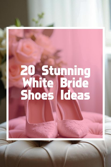 Did you know that the perfect pair of white bride shoes can elevate your wedding look to the next level? Discover stunning options that blend elegance and comfort seamlessly. From classic pumps to playful peep-toes, find the ideal pair to match your dream dress. Step into style and make unforgettable memories in shoes that are as magical as your big day. Feel the love with every step! Low Heel Wedding Shoes, Dream Wedding Shoes, White Bridal Shoes, Wedding Shoes Low Heel, Shoes Ideas, White Bride, Wedding Flats, Bridal Heels, Wedding Shoes Heels