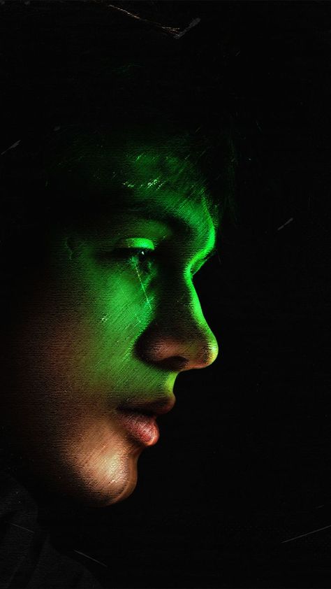 face from side, photoshoot, green, lightning, reference, photo, portrait, art Neon Light Reference, Green Lighting Portrait, Green Lighting Reference, Green Light Photoshoot, Green Lighting Photography, Snape Painting, Reference Photo Portrait, Green Portrait Photography, Face From Side