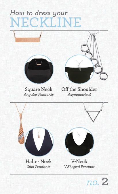 The right necklace can be used to accent the neckline of your dress and round off an ensemble perfectly. Necklace For V Neck Dress, Necklace For V Neck, Round Off, V Neck Dress, V Shape, Halter Neck, Square Neck, Neck Dress, Scoop Neck