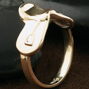 quirky+ring | ... Ring Shaped like an English saddle, this ring is a fun and quirky way Saddle Jewelry, Horse Jewelry Western, Equine Jewelry Rings, Horse Rings, Classic Gold Jewelry With Horse Design, Quirky Ring, Equine Jewelry, Hunt Seat, Saddle Ring