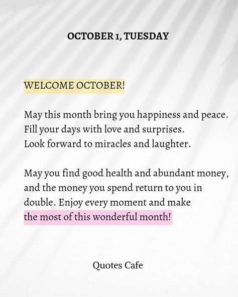 October 1, Tuesday months month october tuesday hello october hello october quotes october quotes october quote october 1 october 1st october 1 quotes October 1st Quote, Hello October Quotes, October Hello, Tuesday Pictures, October Quotes, 1st October, Month October, 1 October, Hello October