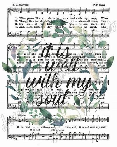 Printable It is Well With My Soul Hymn Art Sheet Music - Etsy | Hymn ... Hymn Wall Art Free Printable, Painted Hymnal Pages, Hymnal Page Crafts, Hymns Lyrics Art, Hymnal Crafts, Sheet Music Crafts, Hymn Art, Hymn Sheet Music, Hymn Music