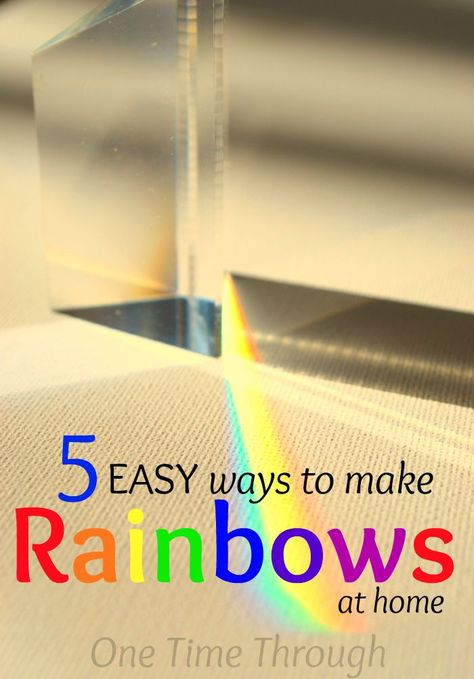 Rainbow Experiment, Rainbow Activities, Weather Unit, Kindergarten Science, Preschool Science, Homeschool Science, Science Fair, Stem Activities, Science For Kids