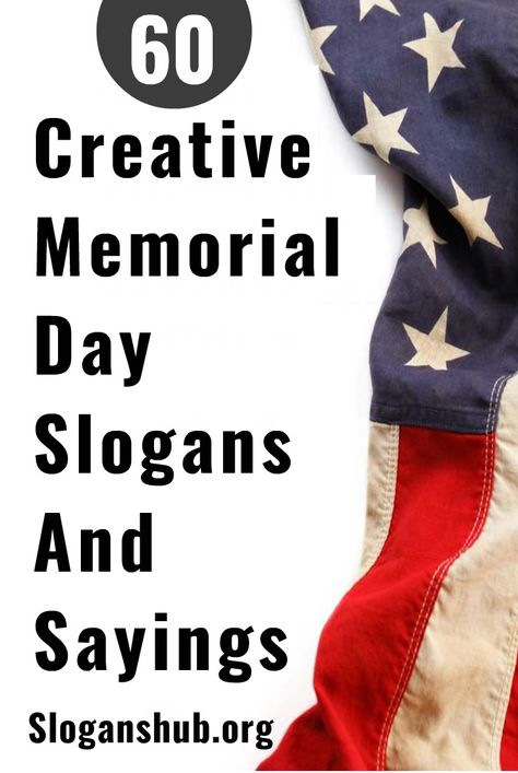 60 Creative Memorial Day Slogans and Sayings.  Memorial Day is a federal holiday in the United States for remembering the people who died while serving in the country's armed forces and is observed every year on the last Monday of May. Below are the 60 Creative Memorial Day Slogans. Share them with your friends. #slogans #taglines #memorialday #memorialdaySlogans Memorial Day Funny Quotes, Memorial Day Letter Board Quotes, Memorial Day Sign Ideas, Memorial Day Letterboard Quotes, Memorial Day Letter Board, Memorial Day Signs, Memorial Day Sayings, Slogan For Independence Day, Patriotic Sayings