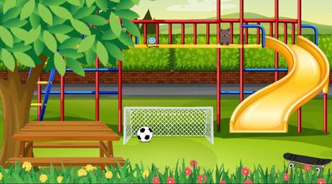 This is a smiple park design I put together. This was made in gacha life. Background Outside, Park Design, Cartoon House, Parking Design, Club Life, Put Together, Gacha Life, Green, Design