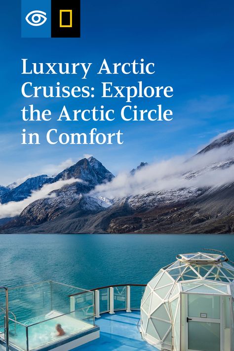 If you’re considering a journey to the far north, you’ll find there are options for every type of traveler. Luxury Arctic cruises—like the voyages designed by Lindblad Expeditions-National Geographic—set the standard on every front, from the ship amenities and shore excursions to the service you enjoy throughout your journey. Arctic Cruise, Arctic Expedition, Luxury Cruise, Arctic Circle, Shore Excursions, The Ship, Cruises, National Geographic, Travel Guide