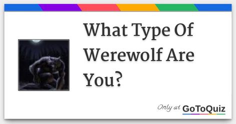 Red Wolf, White Wolf, Black Wolf, What Type