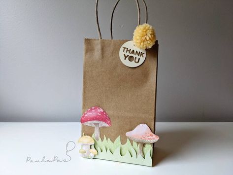 Fairies Birthday Party, Diy Gift Bags Paper, Fairy Garden Cake, Garden Party Favors, Forest Birthday Party, Nature Party, Forest Birthday, First Birthday Cake Topper, Fairy Garden Party