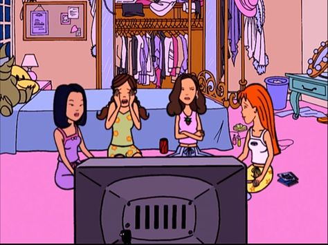 #mtv #daria #aesthetic #artprint #sleepover Daria Mtv, Daria Morgendorffer, 2000s Cartoons, Dessin Adorable, Cartoon Profile Pics, Slumber Parties, Girls Cartoon Art, Vintage Cartoon, Cartoon Pics