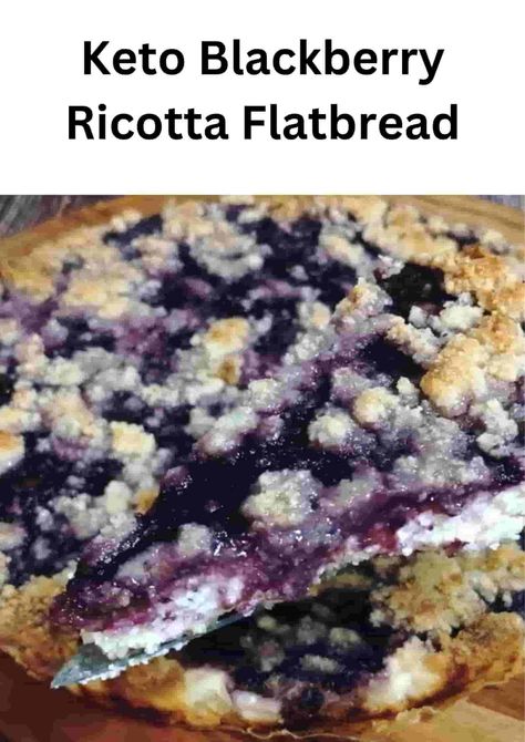 Ricotta Flatbread, Blackberry Ricotta, Ricotta Recipes Dessert, Fresh Cranberry Recipes, Easy Flatbread, Plant Based Soups, Free Keto Meal Plan, Keto Cream, Ricotta Recipes