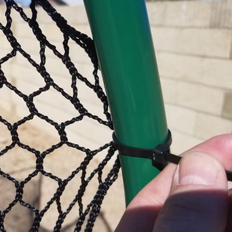 Golf Hitting Net Diy, Golf Net Backyard Diy, Diy Golf Net, Golf Hitting Net, Backyard Golf, Home Golf Simulator, Backyard Sports, Golf Practice Net, Pvc Conduit