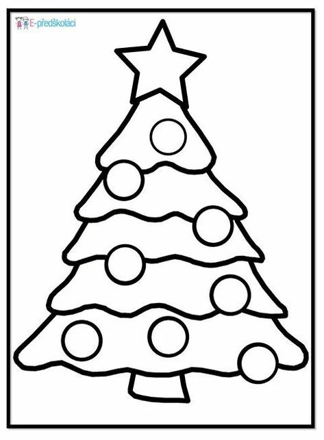 Star Paper Craft, Christmas Tree Coloring, Bratz Coloring, Christmas Ornament Template, Tree Coloring, Christmas Tree Drawing, Free Christmas Coloring Pages, Printable Christmas Coloring Pages, Christmas Tree Coloring Page