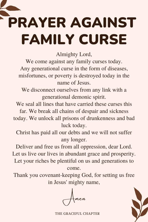 How To Break A Curse On Your Family, Prayers That Rout Demons, Healing Generational Curses Quotes, Prayer To Break Curses And Evil People, Prayers Against Bullies, Prayers Against Narcissism, Warfare Prayers For Family, Prayer Against Narcissism, Prayer For Generational Curses