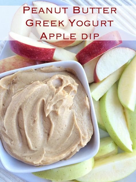 Yogurt Apple Dip, Fruit Dip With Greek Yogurt, Peanut Butter Greek Yogurt, Dip With Greek Yogurt, Recipes Peanut Butter, Greek Yogurt Dip, Peanut Butter Dip, Greek Yogurt Dips, High Protein Desserts